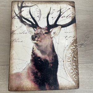 SID DICKENS RETIRED WALL TILE.  KING OF THE FOREST  T - 349
